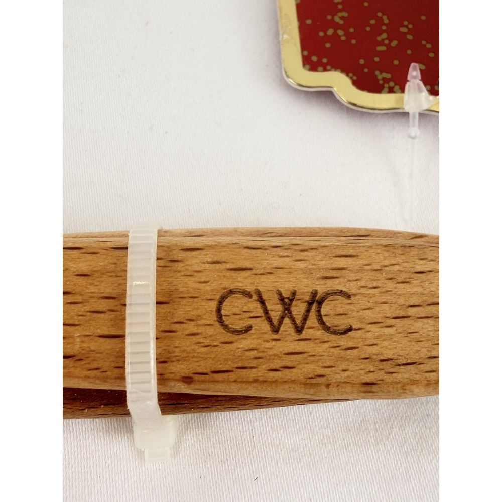 Cook With Color CWC‎ Christmas Spatula Set Merry & Bright Tree Wood Handle - Picture 3 of 8